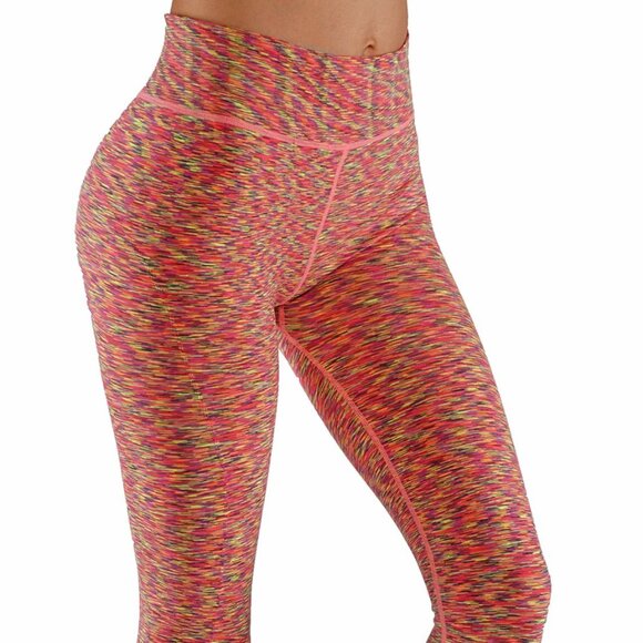 Two Tone Yoga Dry-Fit Workout Capris - Picture 2 of 4